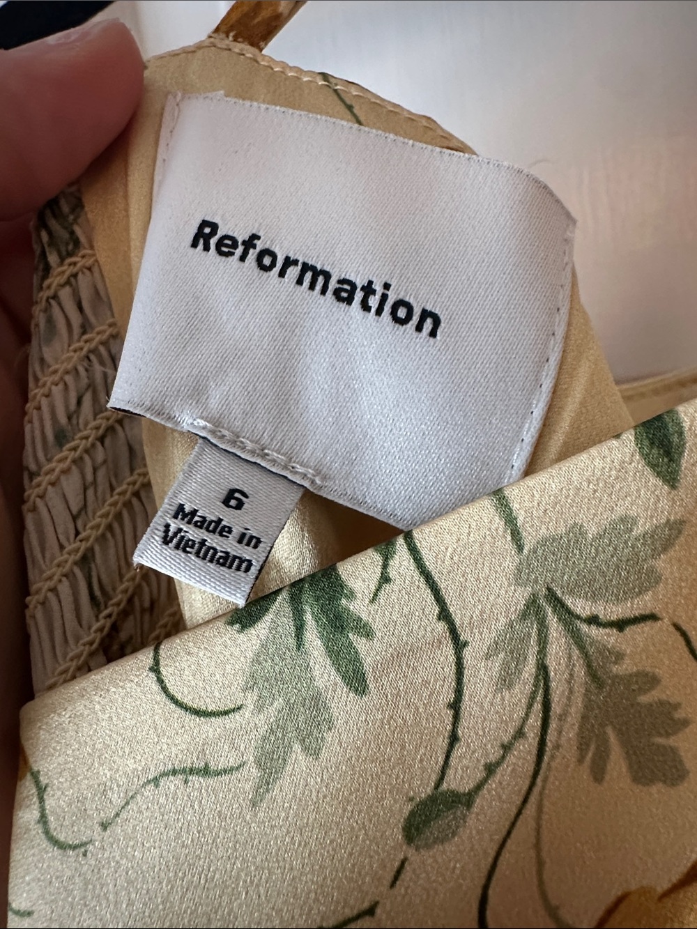 Reformation Frankie Silk Dress - Picture 6 of 9